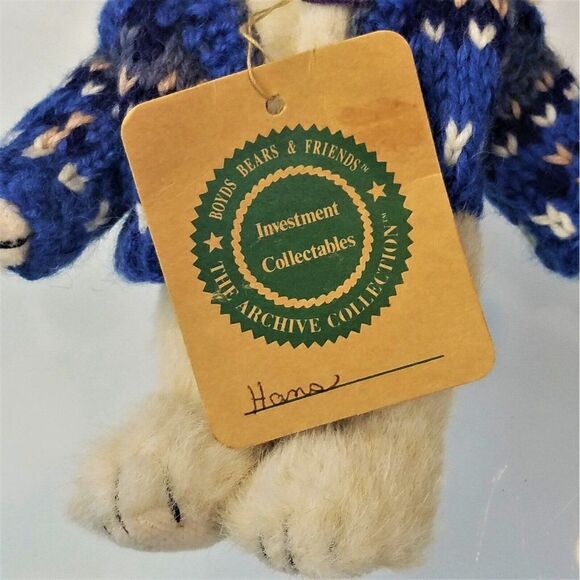 Boyds Bears And Friends Hans Archive Collection Plush Vintage 1990 - 97 - Picture 7 of 10